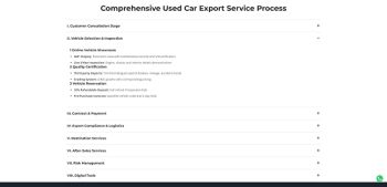 JIA SHAN AUTO 8-step export process
